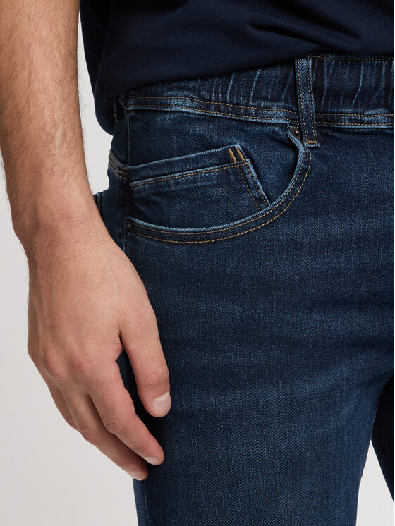 Cross Jeans Cross Jeans Szorty jeansowe A 533-014 Niebieski Slim Fit