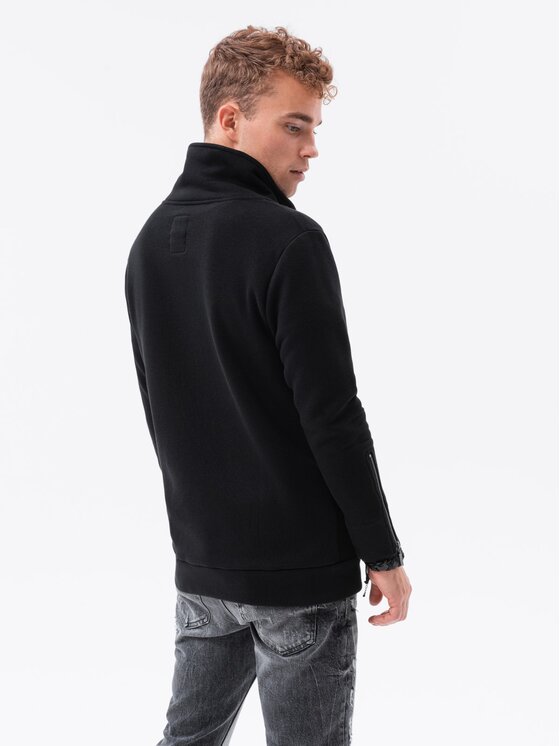 Ombre Ombre Mikina B1362 Černá Regular Fit