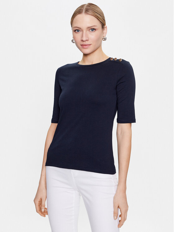 Marella Bluză Fauna 2339710434 Bleumarin Slim Fit La Reducere si Transport Gratuit Bluzițe 2023-11-24 3