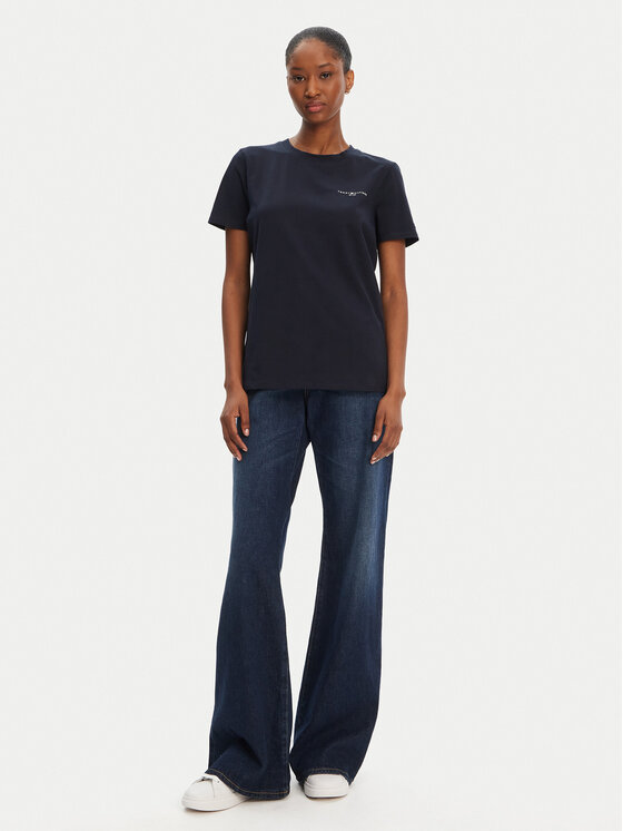 Tommy Hilfiger Tommy Hilfiger Футболка 1985 WW0WW37877 Cиній Regular Fit