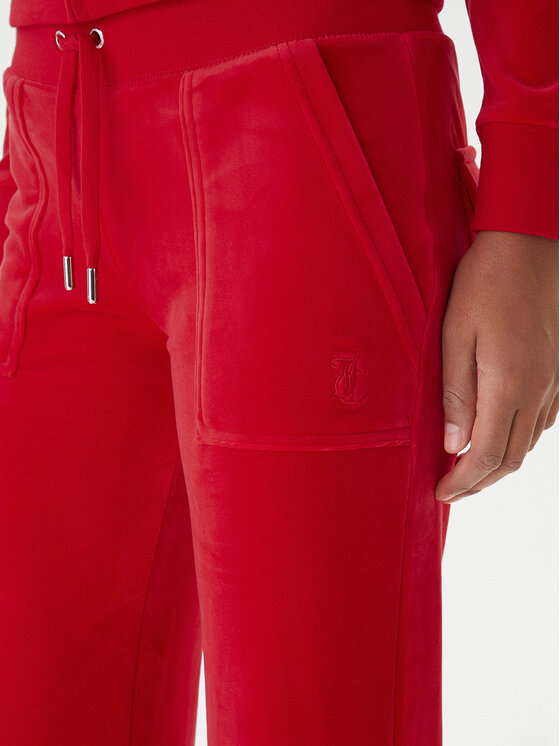 Juicy Couture Juicy Couture Спортивні штани Layla JCSEBJ001 Червоний Flared Leg