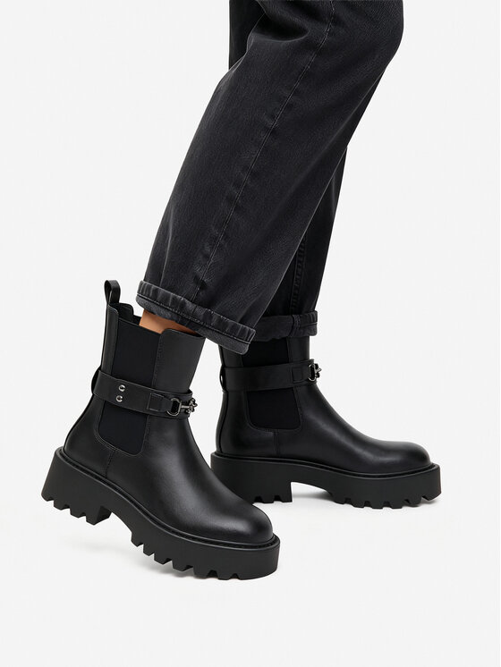 Nine West Nine West Боти тип челси CEO-KAMILA-01 Черен