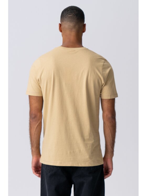 TeeShoppen TeeShoppen T-Shirt 'Basic Collection' Beżowy Regular Fit