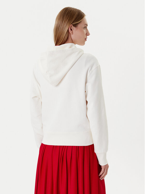 Tommy Hilfiger Tommy Hilfiger Μπλούζα Script WW0WW45742 Εκρού Regular Fit