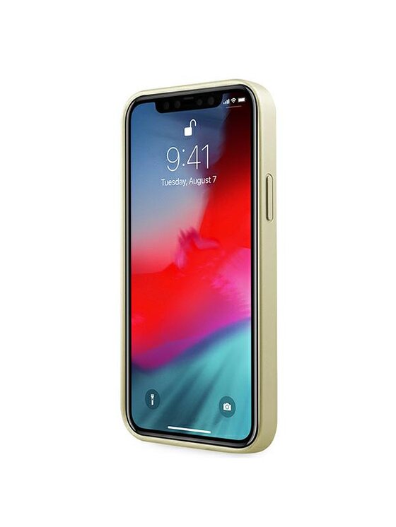 Guess Guess Etui na telefon iPhone 12 Pro Max Złoty