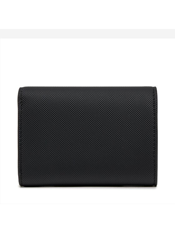 Lacoste Lacoste Duży Portfel Damski NF4190AA Czarny