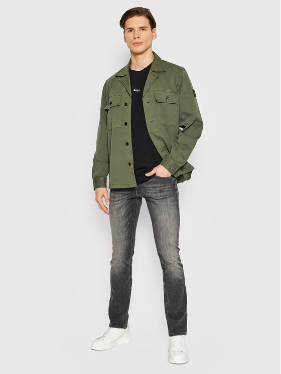 BOSS Boss Футболка Tchup 50473278 Чорний Regular Fit