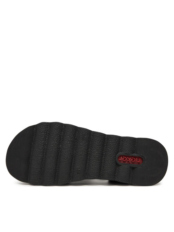 Rieker Rieker Sandały 64463-01 Czarny
