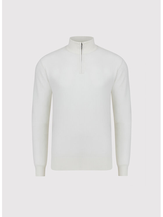 Pako Lorente Pako Lorente Sweter P26WF-2X-024 Biały Straight Fit