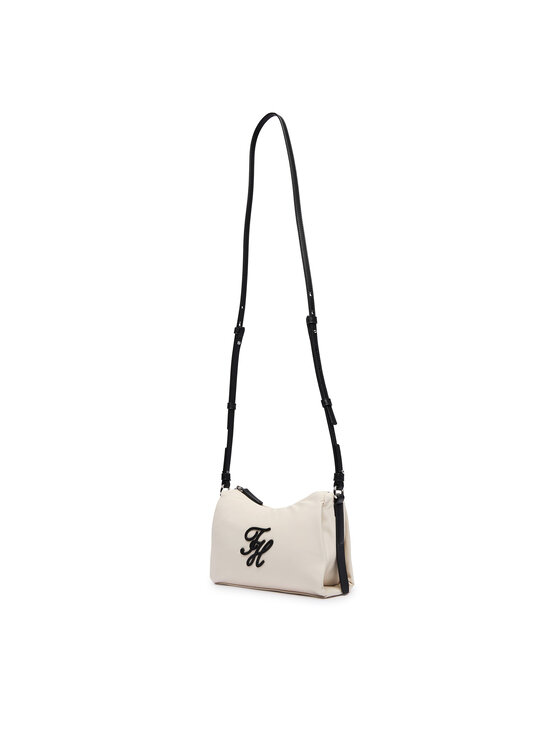 Tommy Hilfiger Tommy Hilfiger Geantă Th Elevated Nylon Mini Crossover AW0AW18623 Écru
