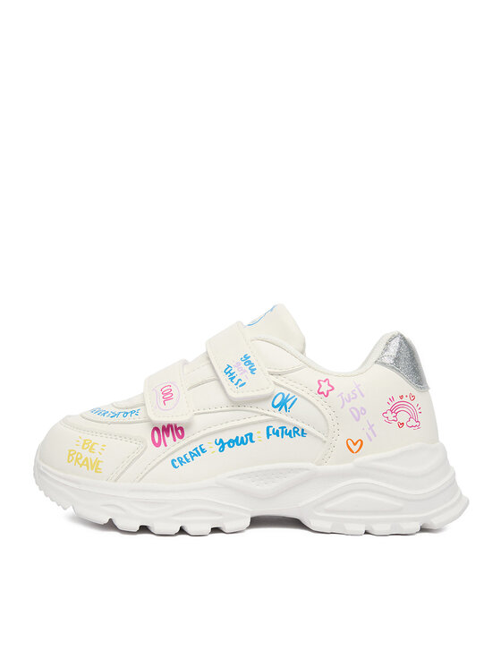 DeeZee DeeZee Sneakersy CEO-AVO-19627-002 Biela