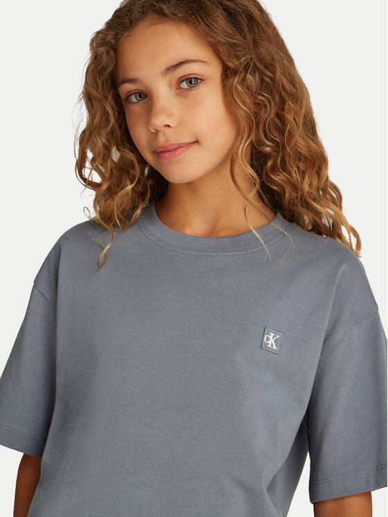 Calvin Klein Jeans Calvin Klein Jeans Set majica i hlače IU0IU00706 Siva Relaxed Fit