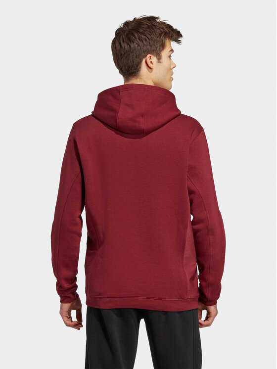 Felpa City Escape Hoodie IC9739 Rosso Regular Fit