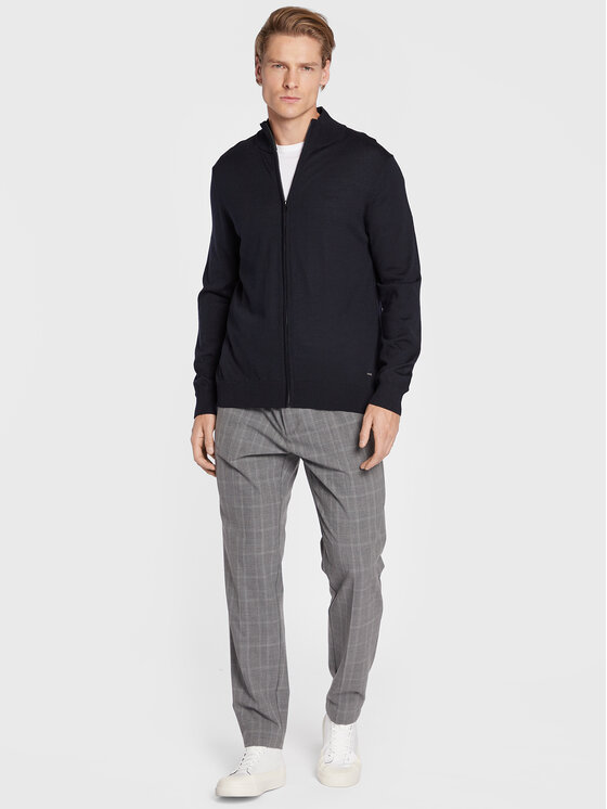 JOOP! JOOP! Kardigan 17 Jk-06Davis 30032605 Granatowy Regular Fit