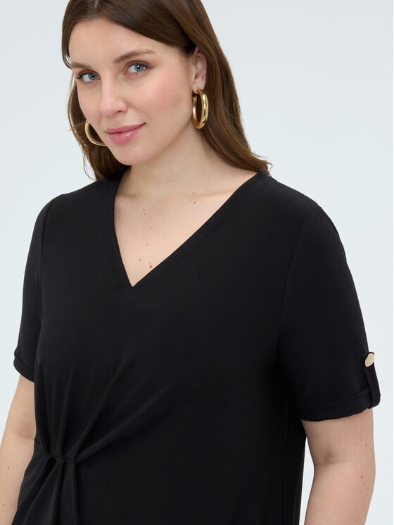 Fiorella Rubino Fiorella Rubino T-Shirt G05ZL008978N033 Czarny A-Line Fit