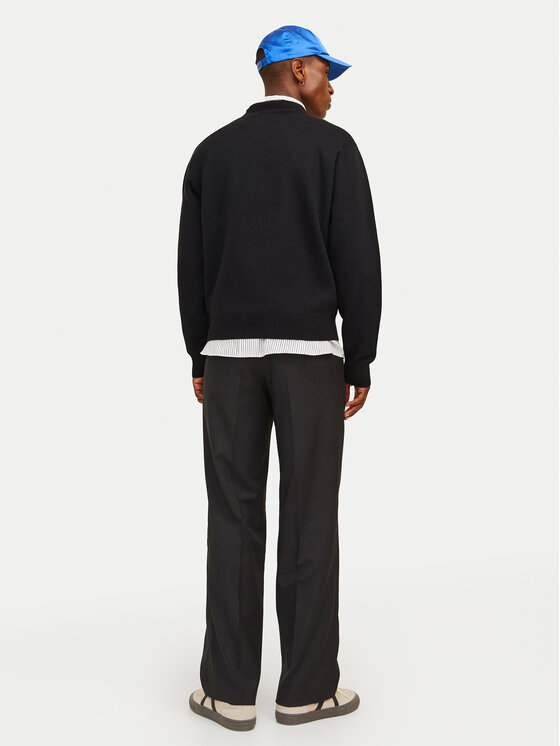 Jack & Jones Jack & Jones Svetr 12261852 Černá Loose Fit