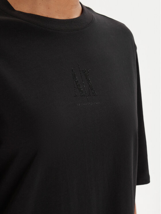 Armani Exchange Armani Exchange Sukienka codzienna XW000825 AF10356 UC001 Czarny Regular Fit