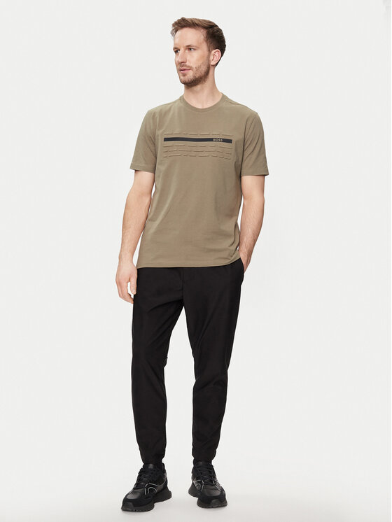 BOSS Boss T-shirt 50513010 Bež Regular Fit