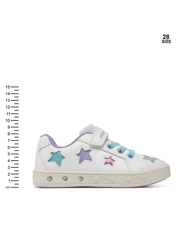 Geox Geox Sneakersy J Skylin J558WB 0BCKC C0653 S Biały