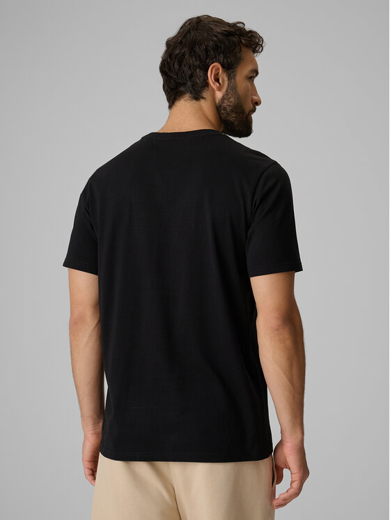 4F 4F T-Shirt BRAND CODE Czarny Regular Fit
