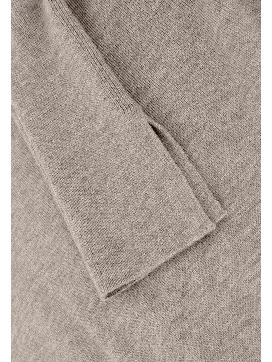 Volcano Volcano Sweter S-NELI Beżowy Regular Fit