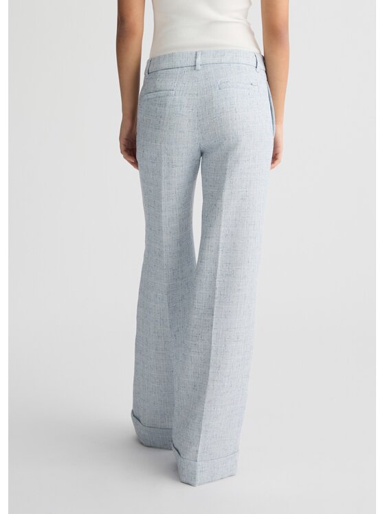 Liu Jo Liu Jo Pantaloni di tessuto WA5425T4313M9489 Celeste Regular Fit