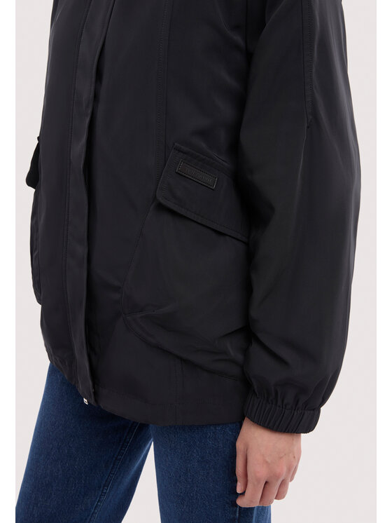 Trussardi Trussardi Płaszcz zimowy R119A000738N033 Czarny Regular Fit