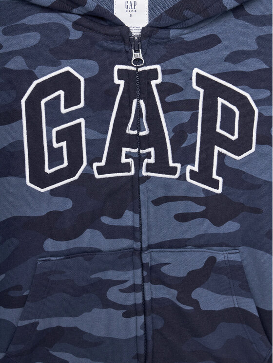 Gap Gap Majica dugih rukava 743966-02 Tamnoplava Regular Fit
