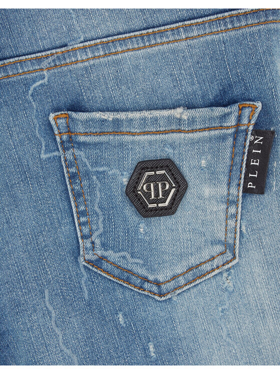 PHILIPP PLEIN PHILIPP PLEIN Jeansy 27773 Błękitny Comfort Fit