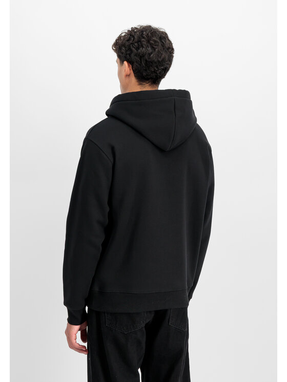 Alpha Industries Alpha Industries Bluza DTM Alpha Hoodie Czarny Regular Fit