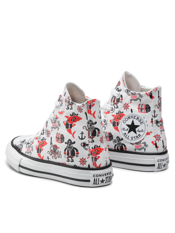 Converse Converse Trampki Chuck Taylor All Star Pirate 372874C Biały