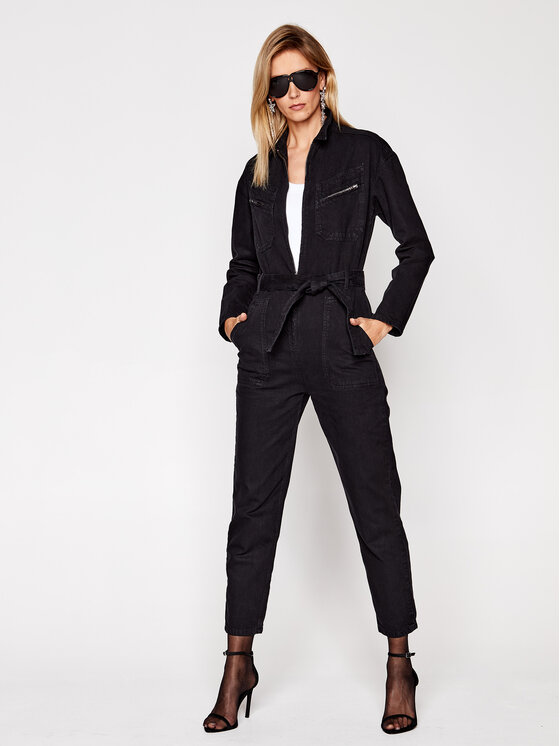 Jumpsuit Toudi WM28 Nero Regular Fit