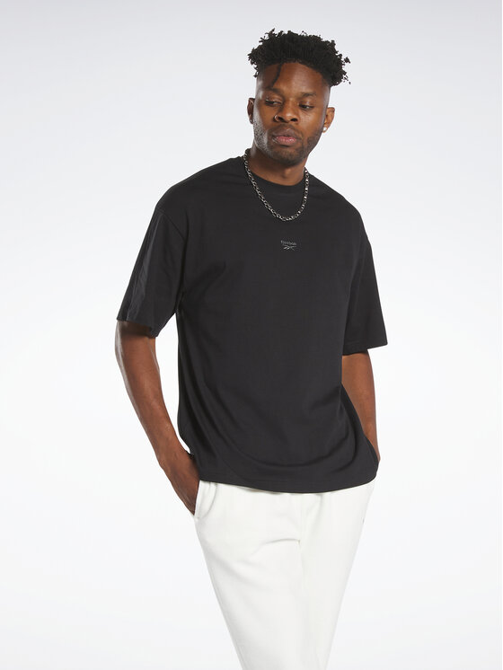 Reebok Тишърт Classics Wardrobe Essentials T-Shirt HS7162 Черен ...