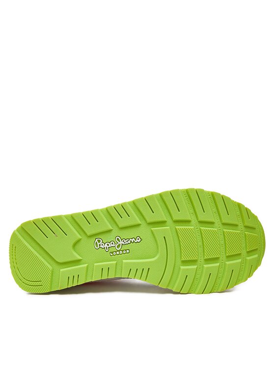 Pepe Jeans Pepe Jeans Sneakersy Brit Neon W PLS40011 Bílá