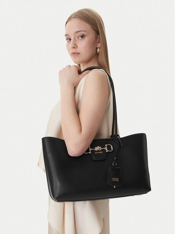 Guess Guess Kabelka Janie HWVG99 10230 Čierna