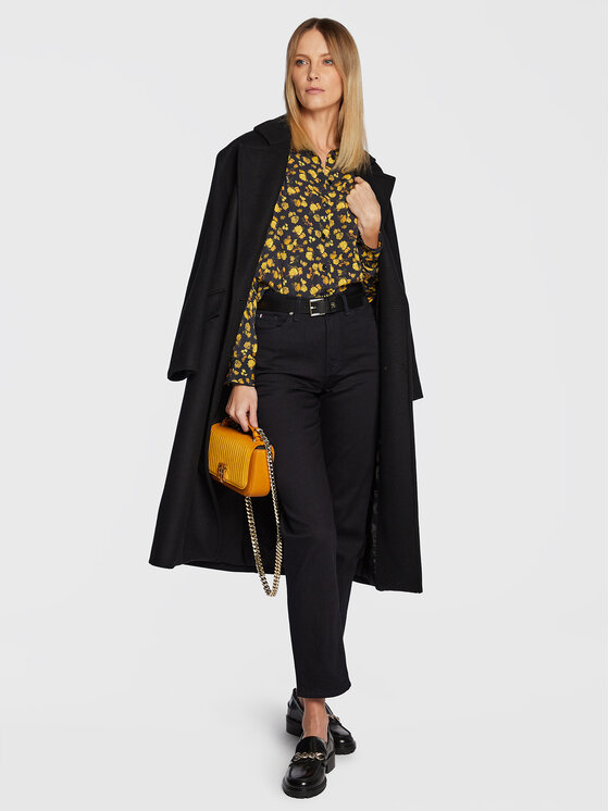 Camicia Moss Crepe Rose WW0WW37594 Nero Regular