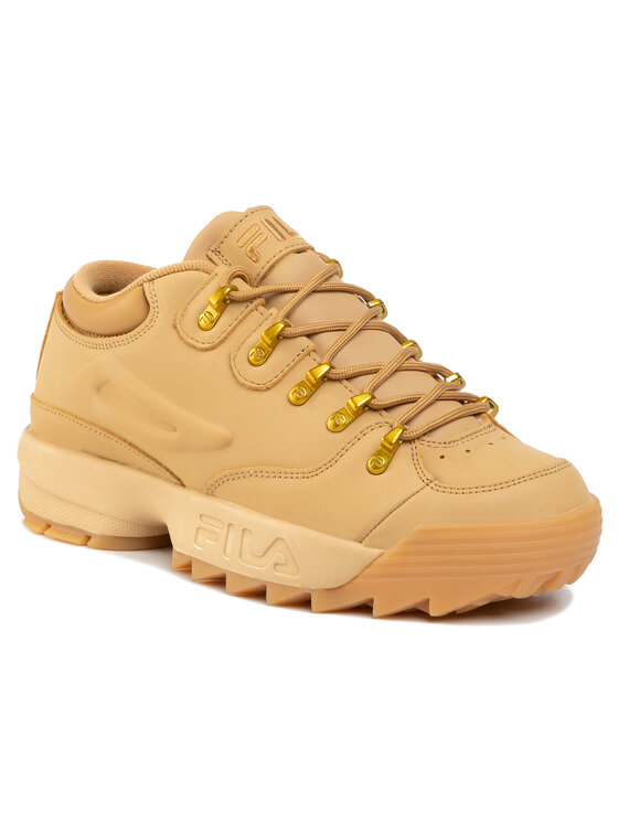 fila disruptor suede moutarde