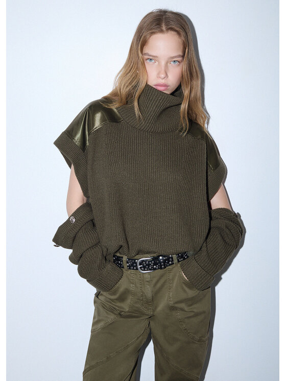 Liu Jo Liu Jo Maglione WF6052MS05190510 Verde Regular Fit