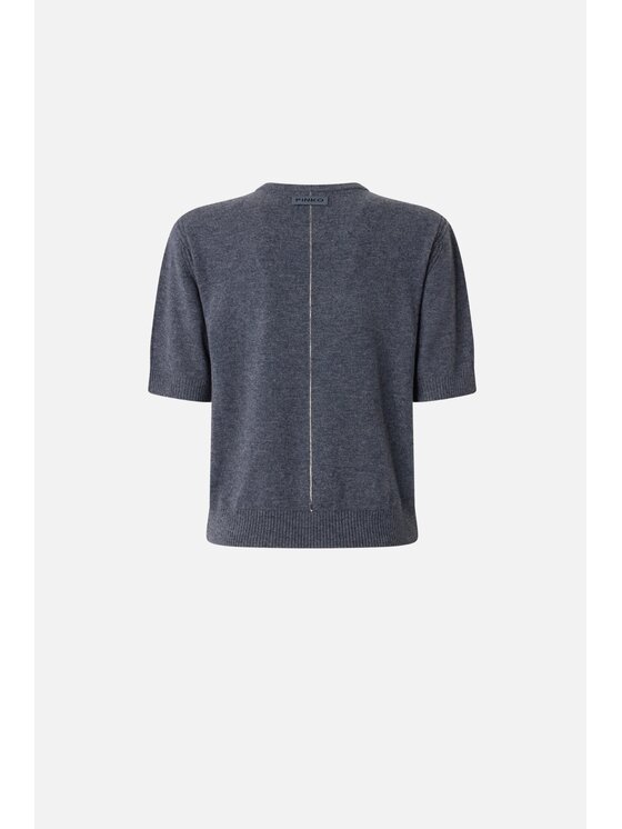 PINKO PINKO Sweter Serafino Szary