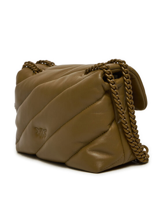 PINKO PINKO Soma Love Puff Mini Cl AI 24-25 PLTT 100039 A1JO Brūns