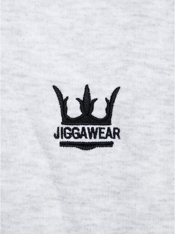 Jigga Wear Jigga Wear Bluza Szeroka luźna 132520 Szary Regular Fit