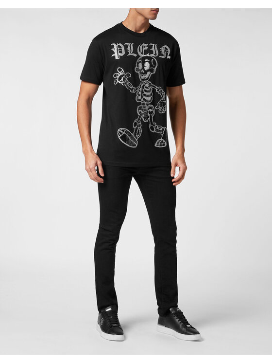 PHILIPP PLEIN PHILIPP PLEIN T-Shirt 15131 Czarny Regular Fit