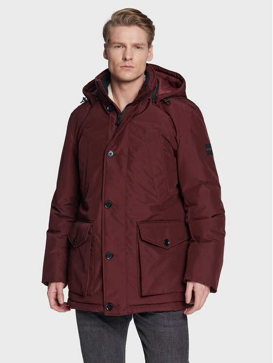 BOSS Boss Ziemas jaka Osiass 50477966 Bordo Regular Fit