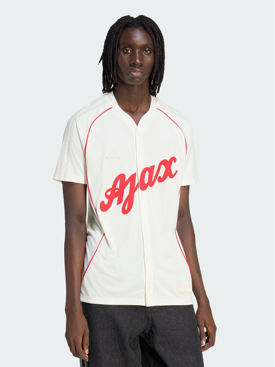 adidas adidas Koszulka techniczna Ajax Amsterdam US Biały Regular Fit