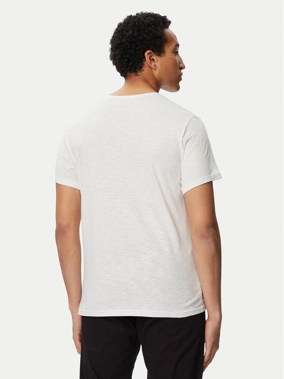 Beverly Hills Polo Club Beverly Hills Polo Club T-Shirt W126-BHMTS-1024-01X Λευκό Regular Fit