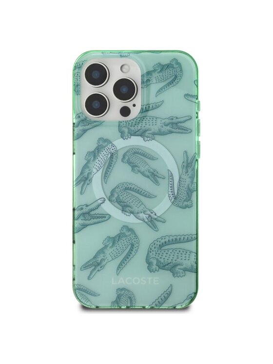 Lacoste Lacoste Etui na telefon Apple iPhone 16 Pro Max Zielony