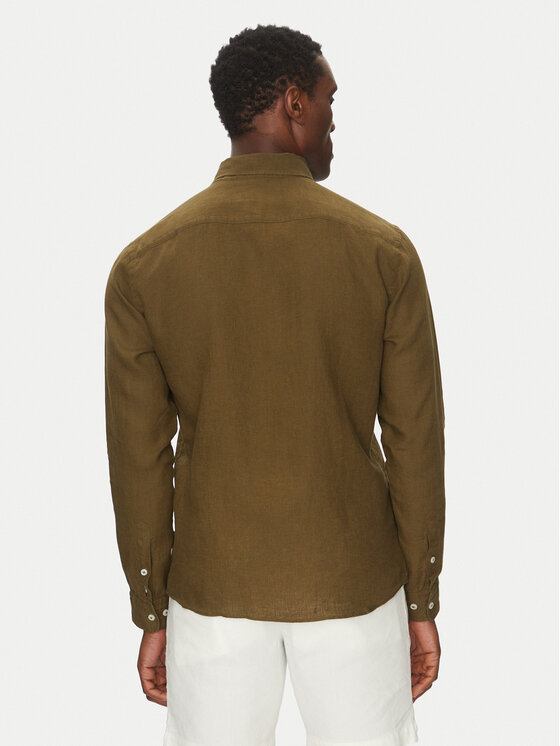 BOSS BOSS Сорочка 50520283 Зелений Slim Fit