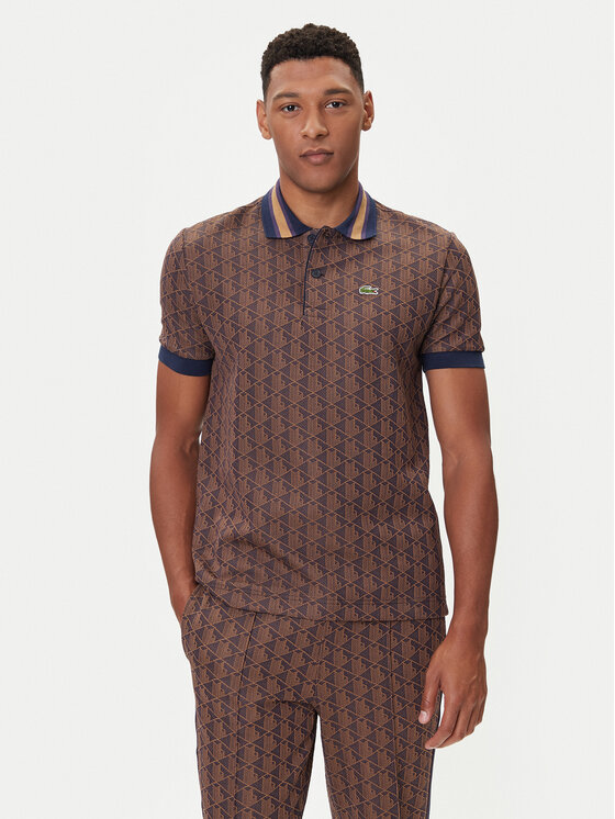 Lacoste Lacoste Polokošile DH1417 Hnědá Regular Fit