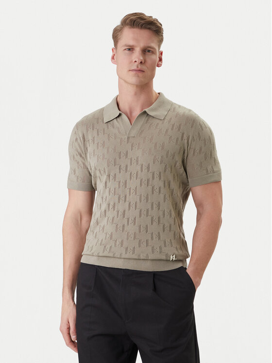 KARL LAGERFELD KARL LAGERFELD Polokošile 655005 562301 Khaki Slim Fit