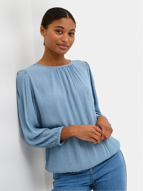 Kaffe Kaffe Blūze Wilma 10508223 Zils Regular Fit